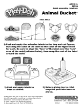 Hasbro PlayDoh Animal Bucket 22454 User manual