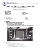 Havis-Shields Vehicle Specific Console C-VS-1100-F150 User manual
