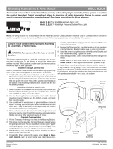 Heath Zenith 70 Watt High Pressure Sodium Patio Light 2LBL8 User manual