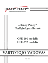 Henny Penny OFE-292 User manual