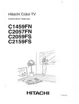 Hitachi C2057FN User manual