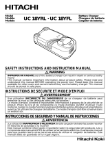 Hitachi UC 18YRL User manual