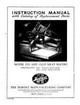 Hobart Corp. Kitchen Utensil 1512 User manual