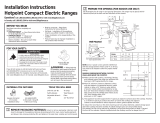 Hotpoint RA720KCT Installation guide