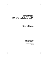 HP Jornada 430 User manual