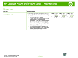 HP LASERJET P1007 PRINTER User manual
