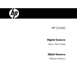 HP CA340 Digital Camera Quick start guide