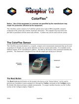 HunterLab ColorFlex CFLX-45-2 User manual