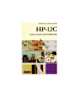 HP 12C Financial Programmable Calculator User manual