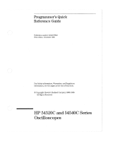 HP HP 54520C User manual
