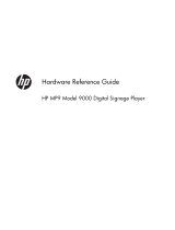 HP MP9 Digital Signage Player Model 9000 Base Model Reference guide
