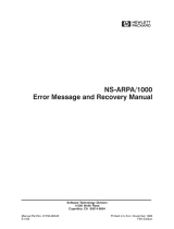 HP NSARPA/1000 User manual
