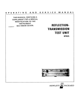 HP 8743A User manual