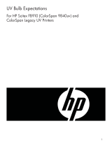 HP Scitex FB950 Printer series User guide