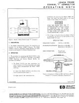 HP 11042A User manual