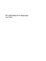 HP USB Media Port Replicator User manual
