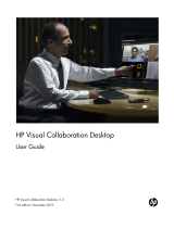 HP Visual Collaboration Desktop User manual