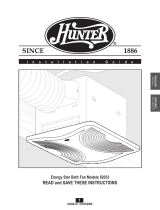 Hunter 82033 User manual