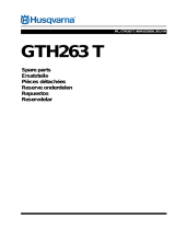 Husqvarna GTH263 T User manual