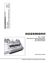 hussman Refrigerated Service and/or Prep with Refrigerated Self Service Front User manual