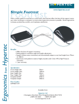 Hypertec Ergonomics Simple Footrest User manual