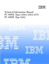 IBM PC 300GL Types 6275 User manual