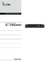 ICOM iFR6100 User manual