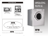 IFB Appliances EASYDRY 550 User manual
