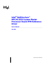 Intel Intel NetStructure MPCHC5525 System Master Processor Board IPMI Reference Driver User manual