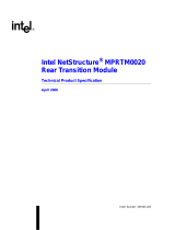 Intel MPRTM0020 User manual
