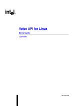 Intel Voice API for Linux Demo 05-2342-002 User manual
