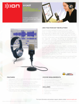iON USB MIC Podcasting Kit With Microphone User manual