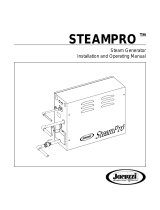 Jacuzzi SteamPro User manual