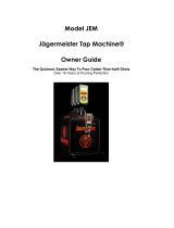 Jagermeister Beverage Dispenser JEM User manual