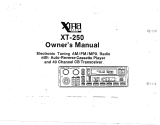 Jamo XT·250 XTRA series Owner's manual