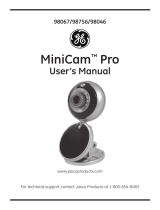 GE 98067 MiniCam Pro User manual
