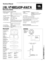 JBL VT4881ADP-AN/CN User manual