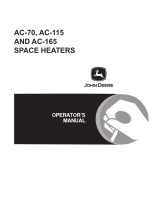 John Deere AC-165 User manual