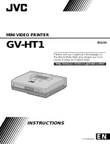 JVC MINI VIDEO PRINTER GV-HT1 User manual