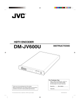 JVC DM-JV600U User manual