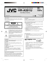 JVC HR-A591 User manual
