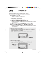 JVC KW-XC770 User manual