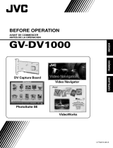 JVC VIDEO NAVIGATOR GV-DV1000 User manual