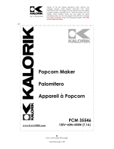 KALORIK - Team International Group Popcorn Poppers PCM 35546 User manual