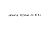 Karuma PlayBase - Updating PlayBase Unit to 4.0 User manual