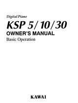 Kawai KSP10 User manual