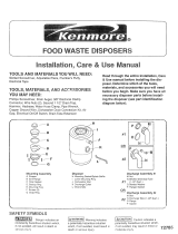 Kenmore 60563 User manual
