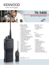 Kenwood TK-5400 User manual