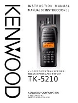 Kenwood TK-5210 User manual