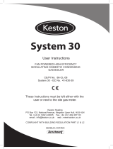 Keston System 30kw User manual